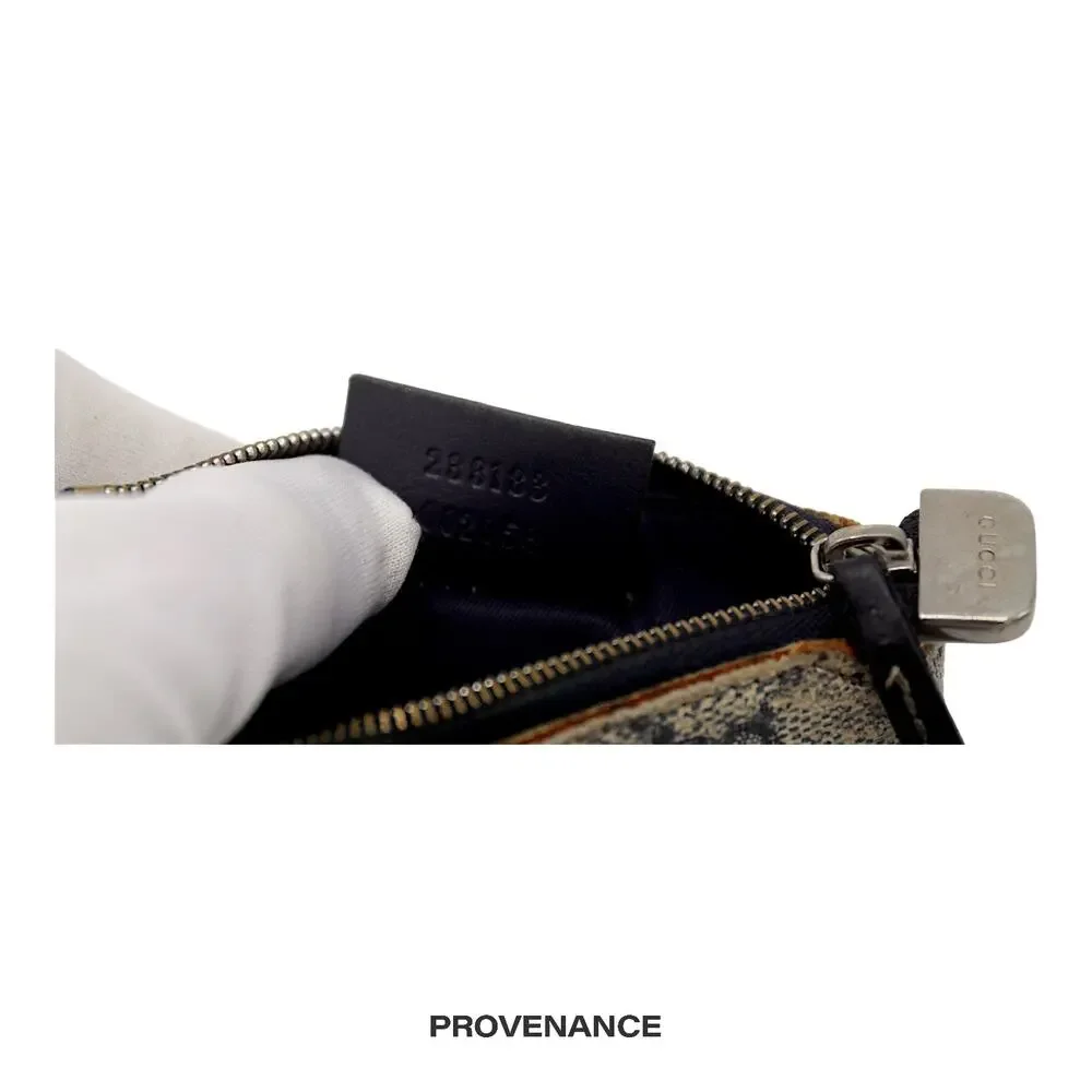 🔴 Gucci Key Pouch Cles - GG Supreme Navy - Picture 7 of 7